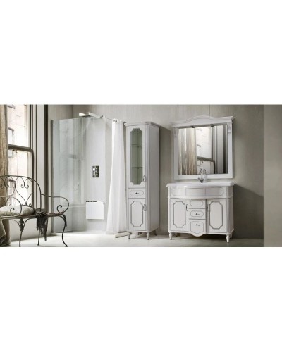 Пенал напольный белый глянец L Belux Каталония П 30-01