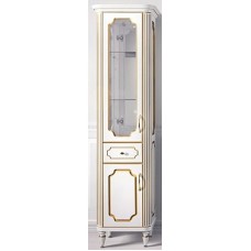 Пенал напольный слоновая кость золотая патина L Belux Каталония П 30-01