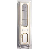 Пенал напольный слоновая кость золотая патина R Belux Каталония П 30-01