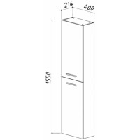 Пенал подвесной дуб сонома Belux Бали ПН 30