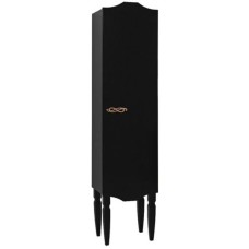 Пенал напольный черный глянец Belux Бари П 30