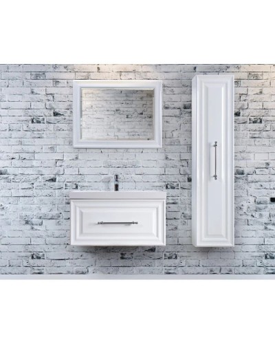 Пенал подвесной белый глянец Belux Женева ПН 30