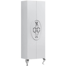 Пенал напольный белый глянец Belux Ксанти ПН 50