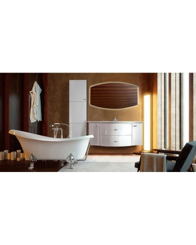 Пенал подвесной белый глянец L Belux Версаль ПН 50 4810924225511