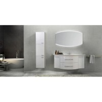 Пенал подвесной белый глянец L Belux Версаль ПН 50 4810924245892