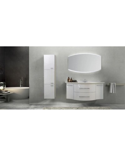 Пенал подвесной белый глянец L Belux Версаль ПН 50 4810924245892