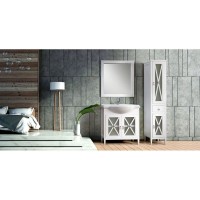 Пенал напольный белый глянец R Belux Рояль П 30-01