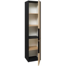 Шкаф пенал Runo Мальта 35 R 00-00001095 подвесной Дуб Черный