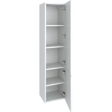 Шкаф пенал Runo Стокгольм 35 R 00-00001125 подвесной Белый