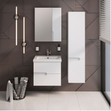 Шкаф пенал Runo Стокгольм 35 R 00-00001125 подвесной Белый