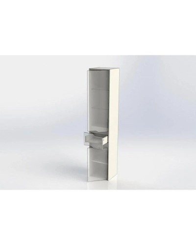 Пенал подвесной белый глянец R Aquanet Модена 00196967