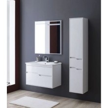 Пенал подвесной белый глянец R Aquanet Модена 00196967