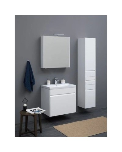 Пенал подвесной белый глянец R Aquanet Палермо 00203943