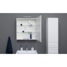 Пенал подвесной белый глянец R Aquanet Палермо 00203943