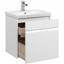 Тумба белый глянец 59 см Aquanet Палермо 00203934