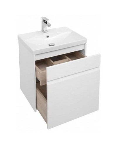 Тумба белый глянец 59 см Aquanet Палермо 00203934