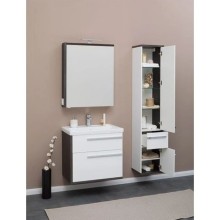 Пенал подвесной эвкалипт мистери/белый глянец R Aquanet Фостер 00202062