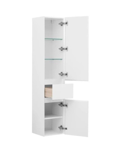 Пенал подвесной белый глянец R Aquanet Йорк 00202095