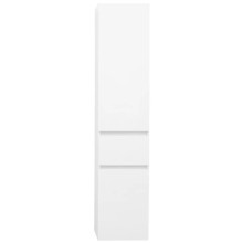 Пенал подвесной белый глянец R Aquanet Йорк 00202095