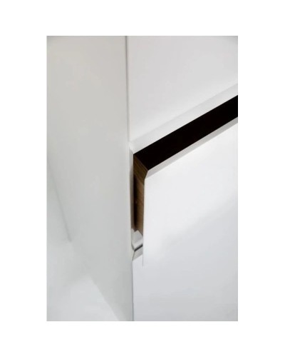 Пенал подвесной белый глянец R Aquanet Йорк 00202095