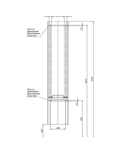 Пенал подвесной белый глянец R Aquanet София 00199871