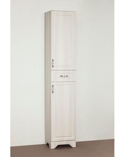 Шкаф пенал Style Line Олеандр 2 Люкс 36 ЛС-00000290 Рельеф пастель