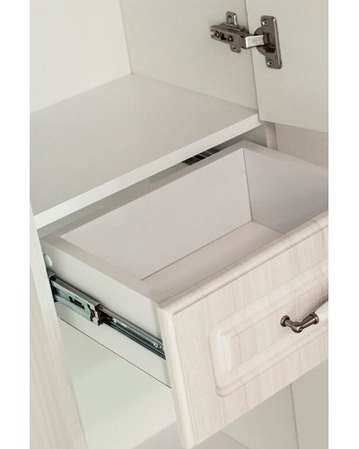 Шкаф пенал Style Line Олеандр 2 Люкс 36 ЛС-00000290 Рельеф пастель