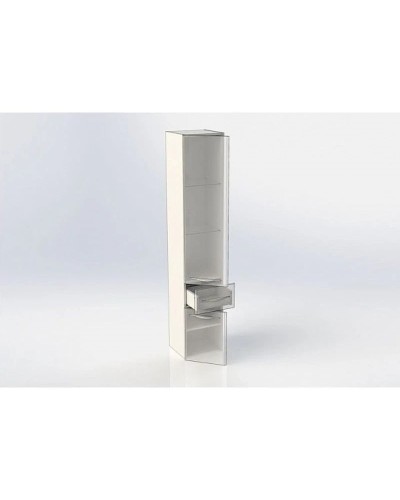 Пенал подвесной белый глянец L Aquanet Ирвин 00205912