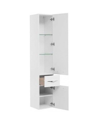 Пенал подвесной белый глянец R Aquanet Ирвин 00203983