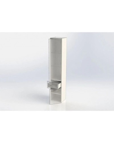 Пенал подвесной белый глянец R Aquanet Ирвин 00203983