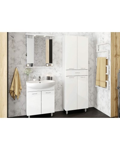 Шкаф пенал Onika Модерн 60.10 406002 Белый