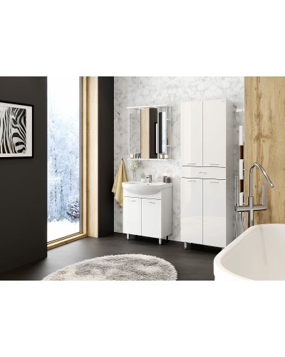 Шкаф пенал Onika Модерн 60.10 406002 Белый