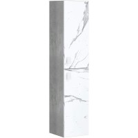 Шкаф пенал Onika Марбл 30.10 403076 подвесной Мрамор Камень бетонный