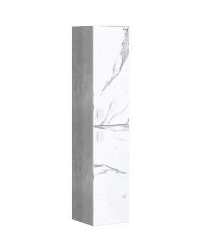 Шкаф пенал Onika Марбл 30.10 403076 подвесной Мрамор Камень бетонный