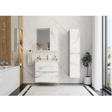 Шкаф пенал Onika Марбл 30.10 403076 подвесной Мрамор Камень бетонный