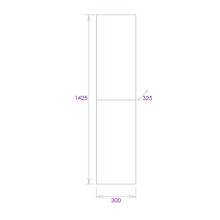 Шкаф пенал Onika Марбл 30.10 403076 подвесной Мрамор Камень бетонный