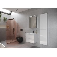 Шкаф пенал Sancos Libra 35 PLB35W подвесной Белый глянец