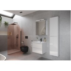 Шкаф пенал Sancos Libra 35 PLB35W подвесной Белый глянец