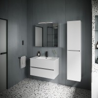 Шкаф пенал Sancos Urban 35 PUR35W подвесной Белый глянец