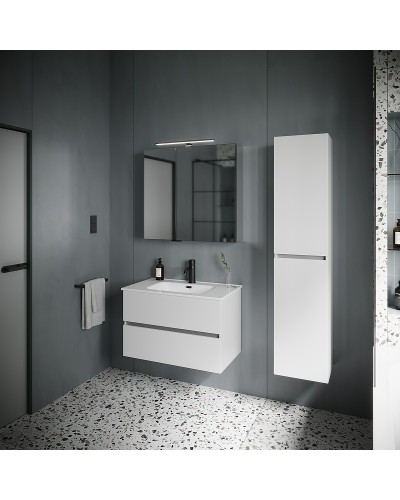 Шкаф пенал Sancos Urban 35 PUR35W подвесной Белый глянец