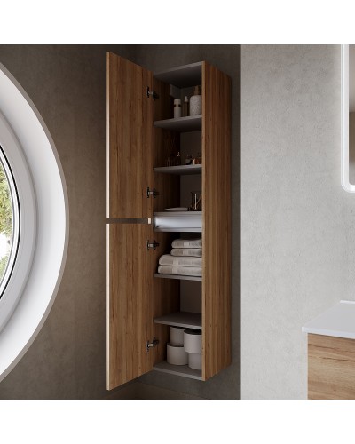 Шкаф пенал Sancos Urban 35 PUR35EG подвесной Дуб Галифакс натуральный