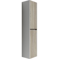 Шкаф пенал Sancos Smart 35 PSM35E подвесной Дуб Бардолино Белый