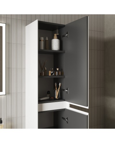 Шкаф пенал Sancos Cento 35 PCN35W подвесной Белый глянец