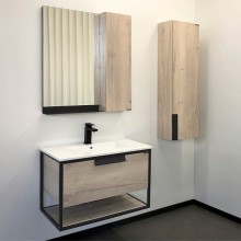 Шкаф пенал Comforty Бонн 35 00-00008476 подвесной Дуб дымчатый