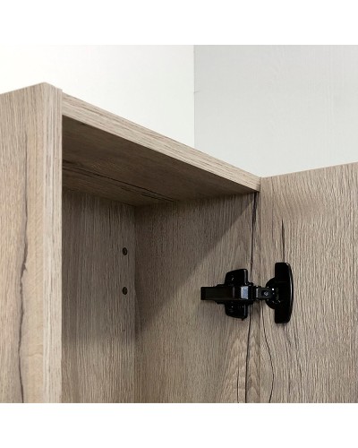 Шкаф пенал Comforty Бонн 35 00-00008476 подвесной Дуб дымчатый