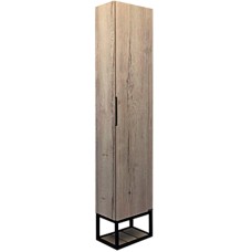 Шкаф пенал Comforty Порто 35 00-00009981 подвесной Дуб дымчатый