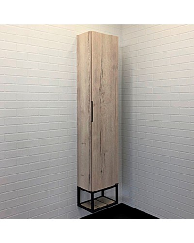 Шкаф пенал Comforty Порто 35 00-00009981 подвесной Дуб дымчатый