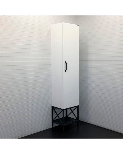 Шкаф пенал Comforty Бредфорд 40 00-00009884 Белый глянец