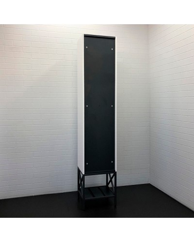 Шкаф пенал Comforty Бредфорд 40 00-00009884 Белый глянец