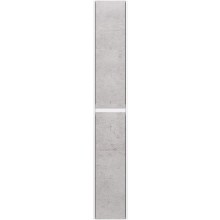 Шкаф пенал Dreja Slim 30 99.0505 Бетон Белый глянец